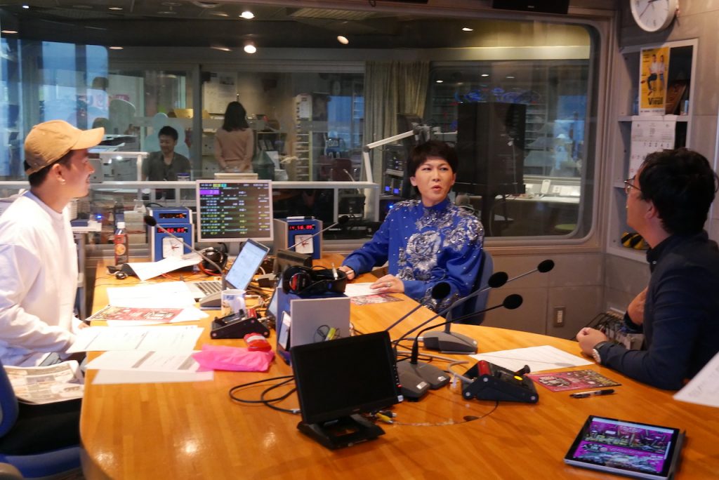 SBSラジオ「聴くディラン」そのまんま美川生放送の様子