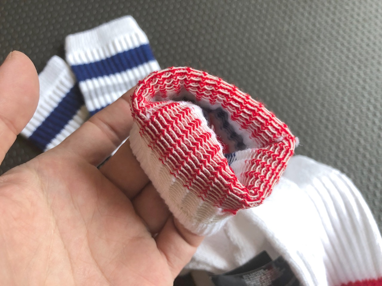 【SOCKS PLUS】3足組1,200円のフルパイル・クルー丈
