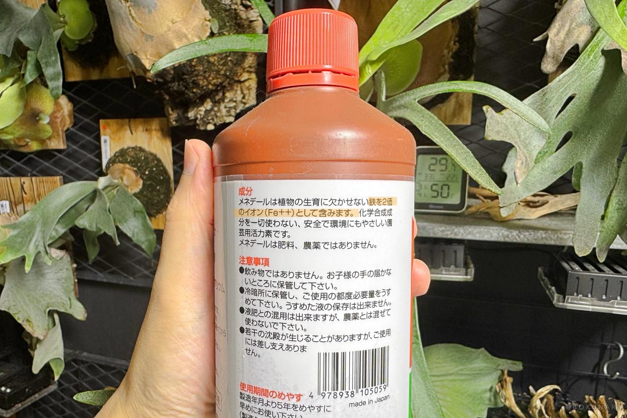 ビカクシダ栽培における【肥料】と【活力剤】の役割の違いと与えるタイミング